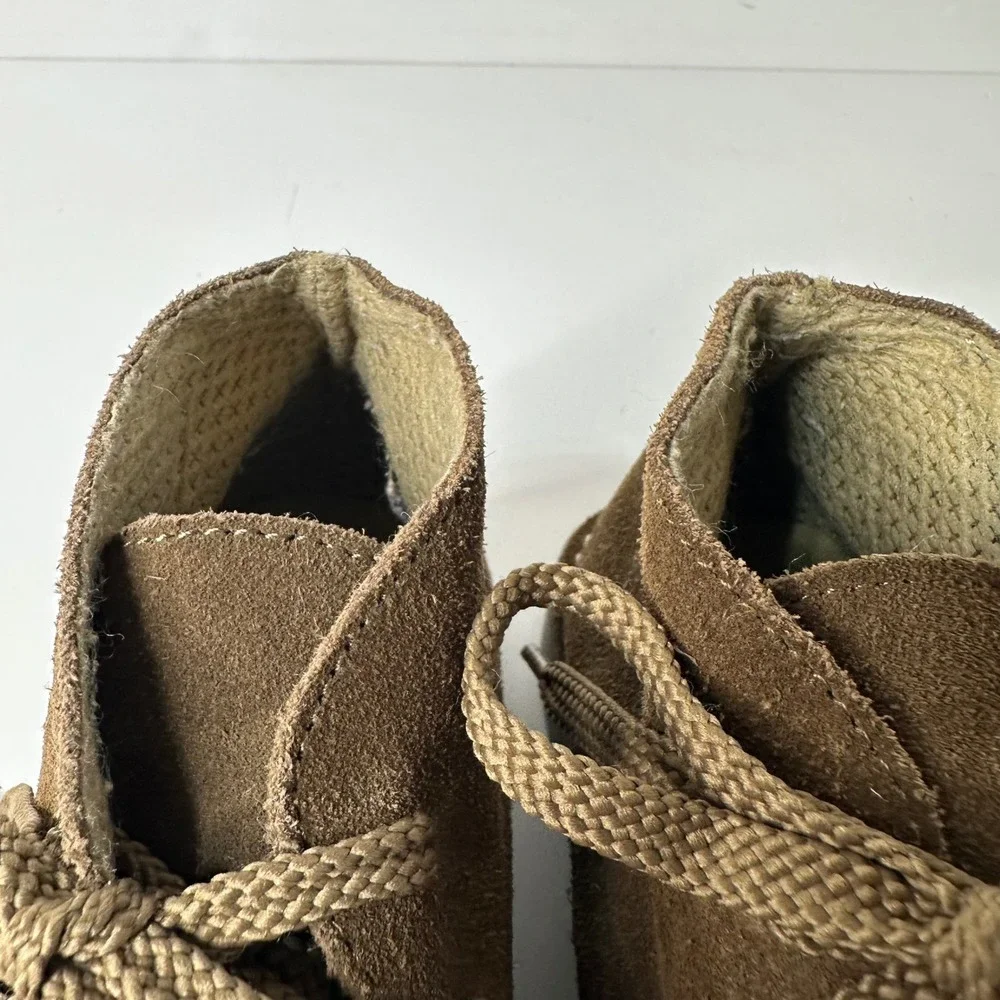 Crewcuts J Crew Boys Brown Suede Chukka Ankle Boots Lace Up Little Kids Size K10